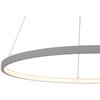 Access Lighting Anello, Dual Voltage LED Pendant, Gray Finish, Acrylic Lens 52069LEDD-GRY/ACR